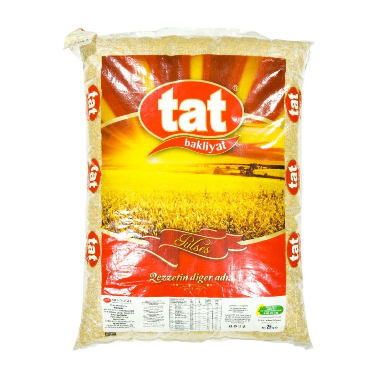 Tat Bulgur Pilavlık 25 Kg