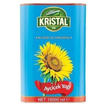 Kristal Ayçiçek Yağı 18 LT